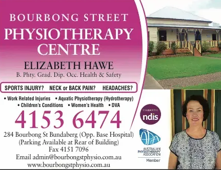 Bourbong Street Physiotherapy Centre | physiotherapist | 284 Bourbong St, Bundaberg West QLD 4670, Australia | 0741536474 OR +61 7 4153 6474