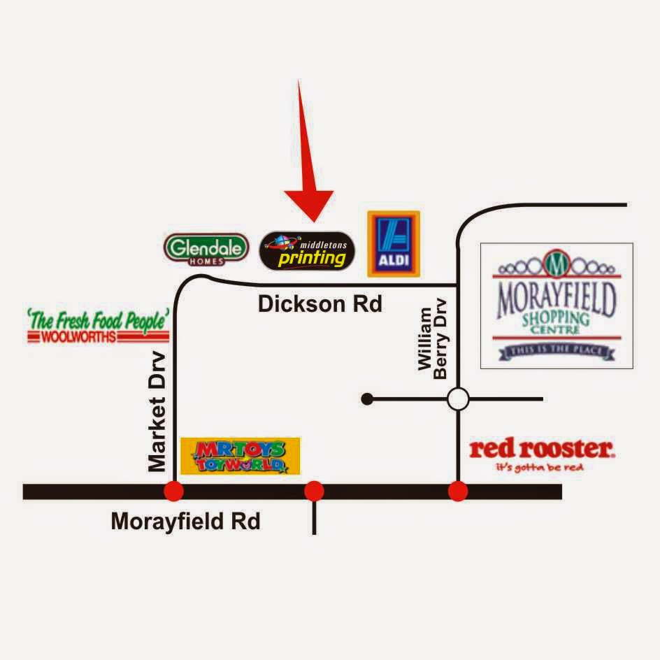 Middletons Printing | store | 1/30-36 Dickson Rd, Caboolture QLD 4510, Australia | 0754955341 OR +61 7 5495 5341