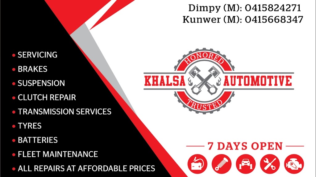 Khalsa Automotive | car repair | 2/12 Universal Way, Cranbourne West VIC 3977, Australia | 0387384561 OR +61 3 8738 4561