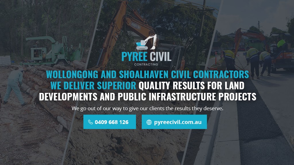 Pyree Civil Contracting Nowra | 829 Greenwell Point Rd, Pyree NSW 2540, Australia | Phone: 0409 668 126