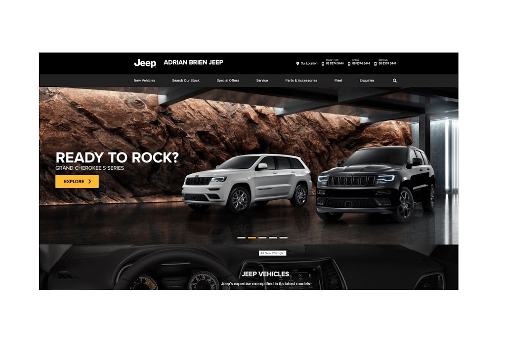 Adrian Brien Jeep | car dealer | 1305C South Rd, St Marys SA 5042, Australia | 0883745444 OR +61 8 8374 5444