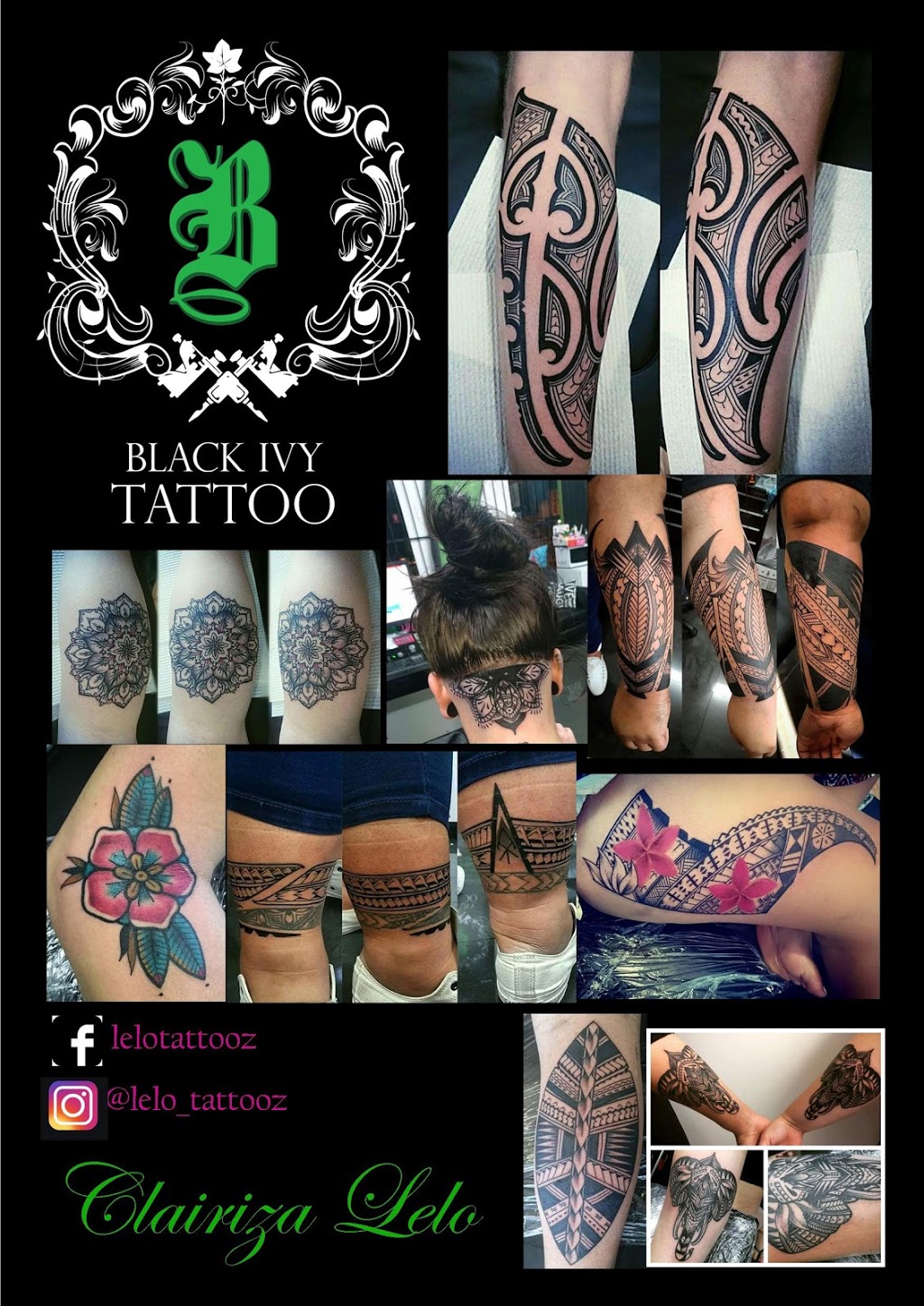 Black Ivy Tattoo | store | 440 Hamilton Rd, Chermside QLD 4032, Australia | 0733575675 OR +61 7 3357 5675