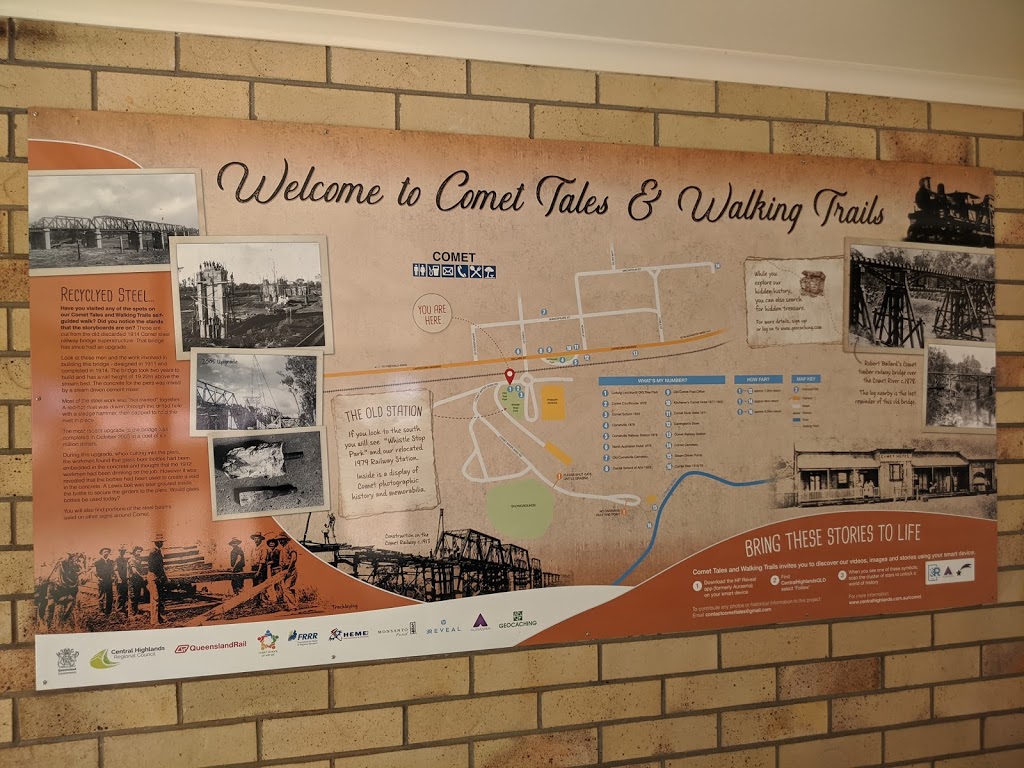 Comet community whistle stop | museum | 5 Comet Water Shed Rd, Comet QLD 4702, Australia | 1300242686 OR +61 1300 242 686