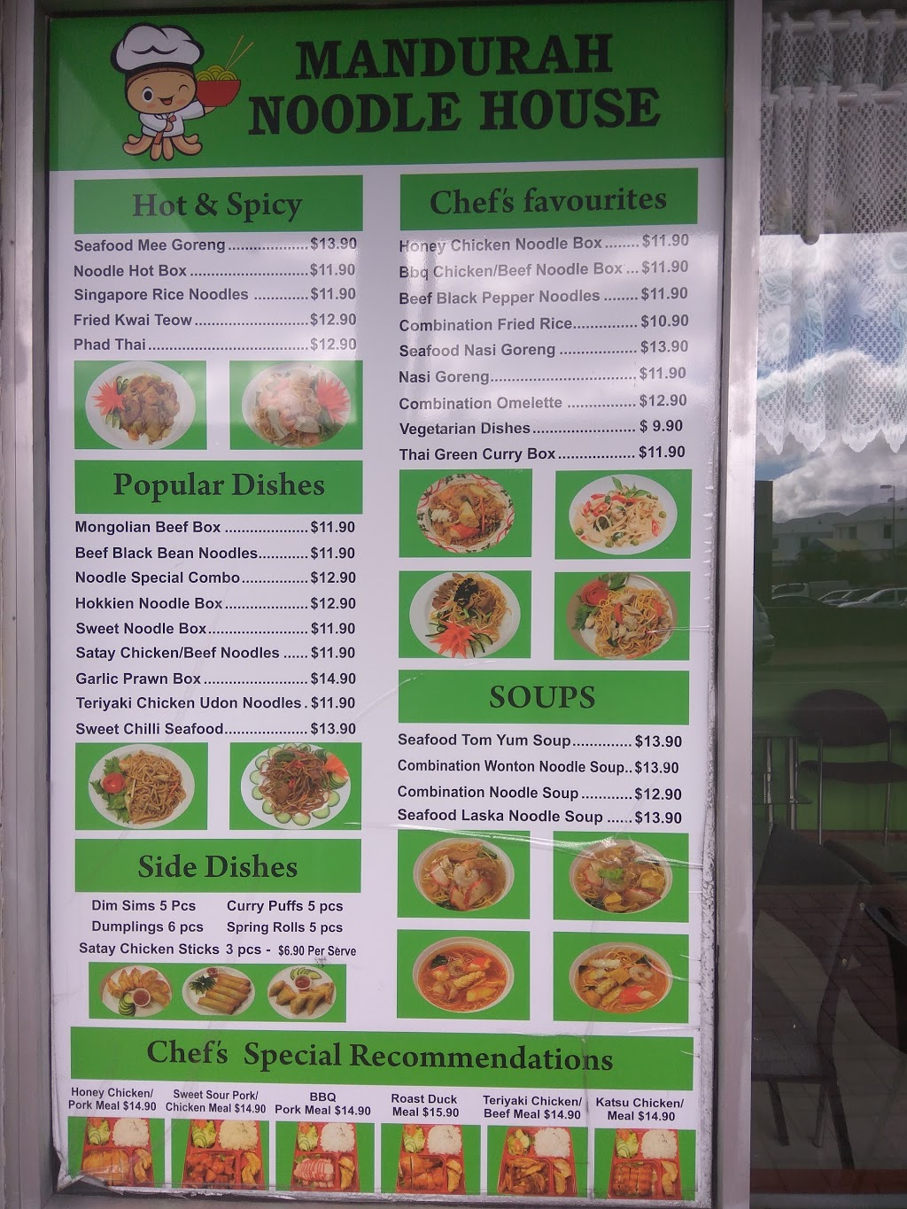 Mandurah Noodle House | meal takeaway | 39/33 Pinjarra Rd, Mandurah WA 6210, Australia | 0895356249 OR +61 8 9535 6249