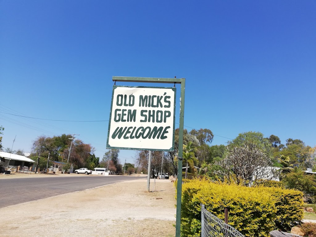 Old Micks Gem Shop | jewelry store | 20 Keilambete Rd, The Gemfields QLD 4702, Australia | 0749854432 OR +61 7 4985 4432