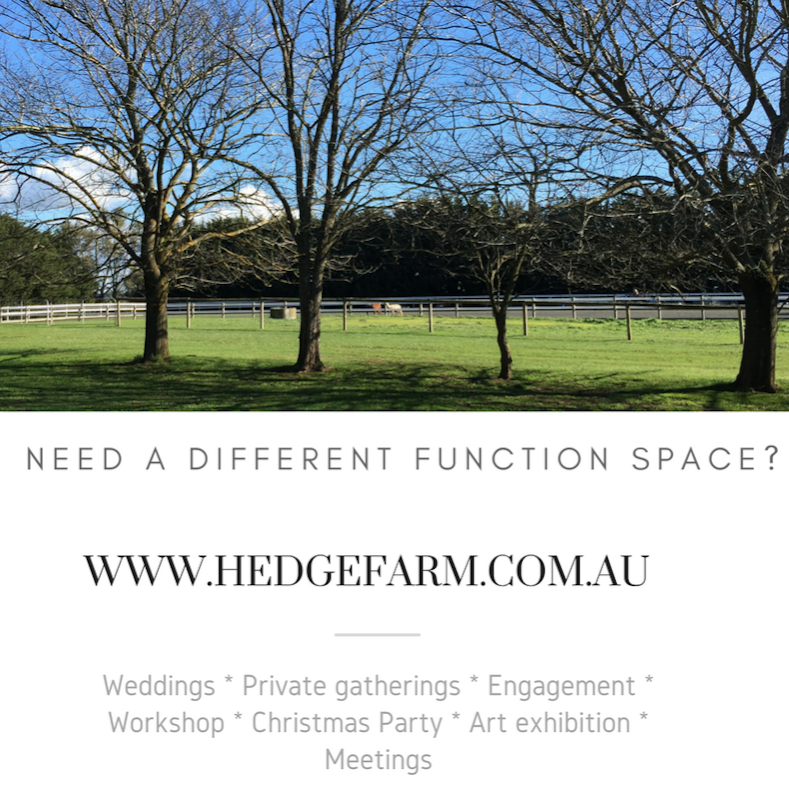 Hedge Farm | 124 Three Chain Rd, Carlsruhe VIC 3442, Australia | Phone: 0419 509 821