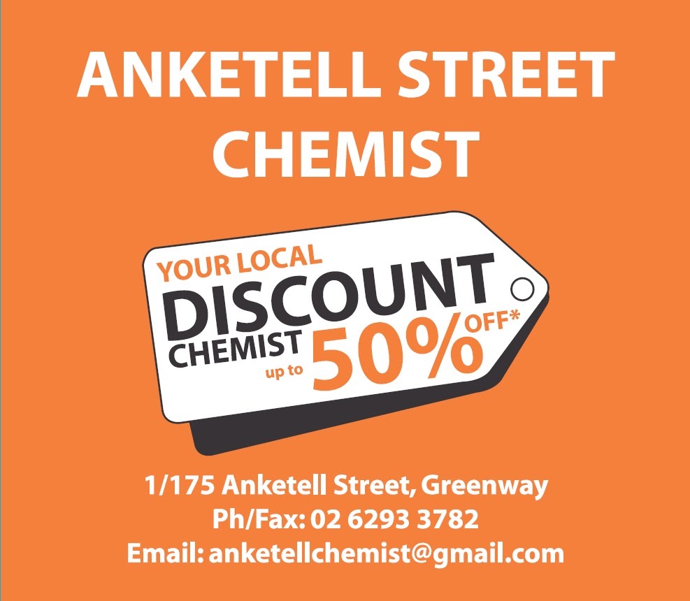 Anketell Street Chemist | pharmacy | 175 Anketell St, Greenway ACT 2900, Australia | 0262933782 OR +61 2 6293 3782