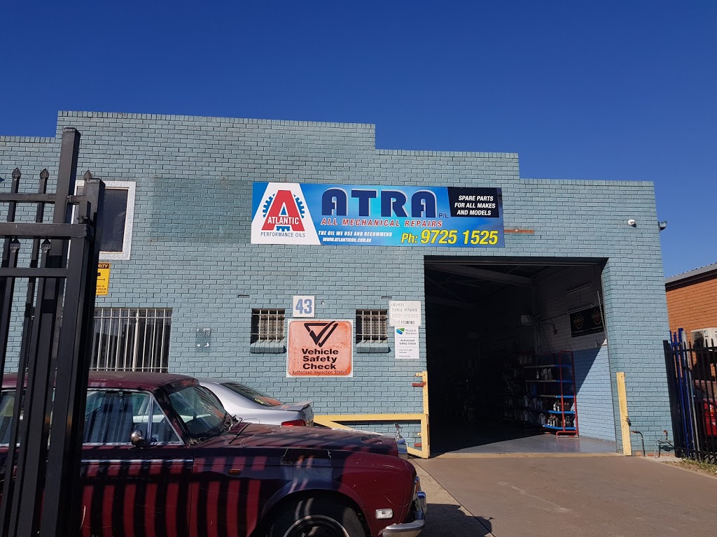 ATRA Mechanical Repairs and Spare Parts | 43 Justin St, Smithfield NSW 2164, Australia | Phone: (02) 9725 1525