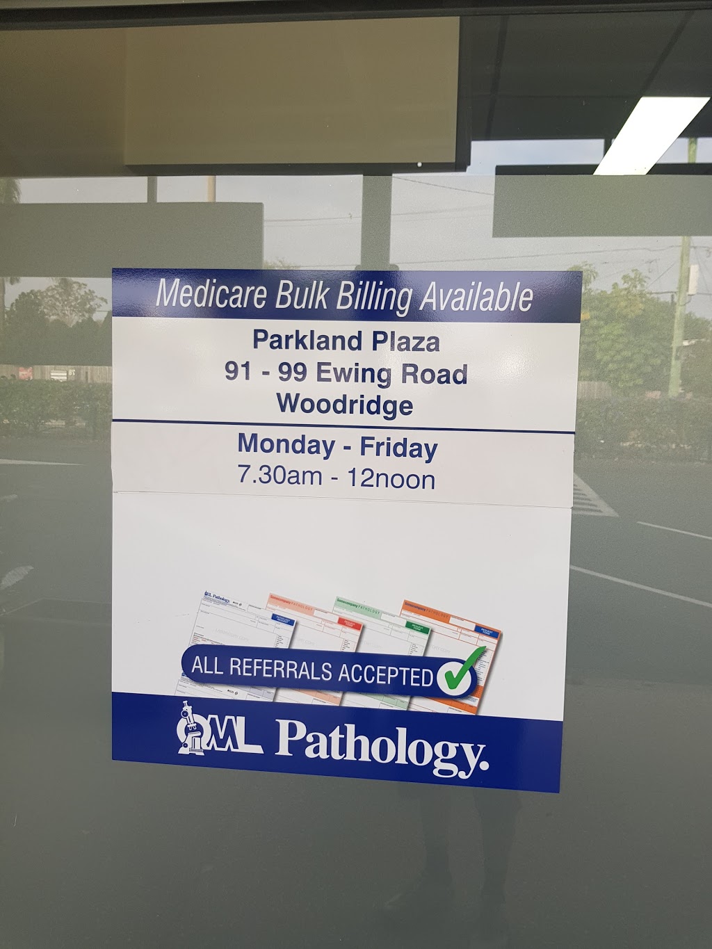 QML Pathology | Parklands Plaza, 101/91-99 Ewing Rd, Woodridge QLD 4114, Australia | Phone: (07) 3299 1385