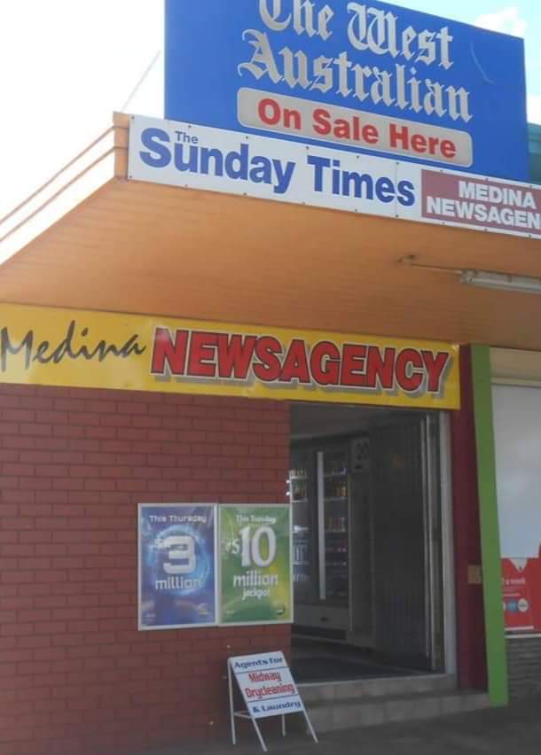 Medina Newsagency | book store | 1 Pace Rd, Medina WA 6167, Australia | 0894192410 OR +61 8 9419 2410