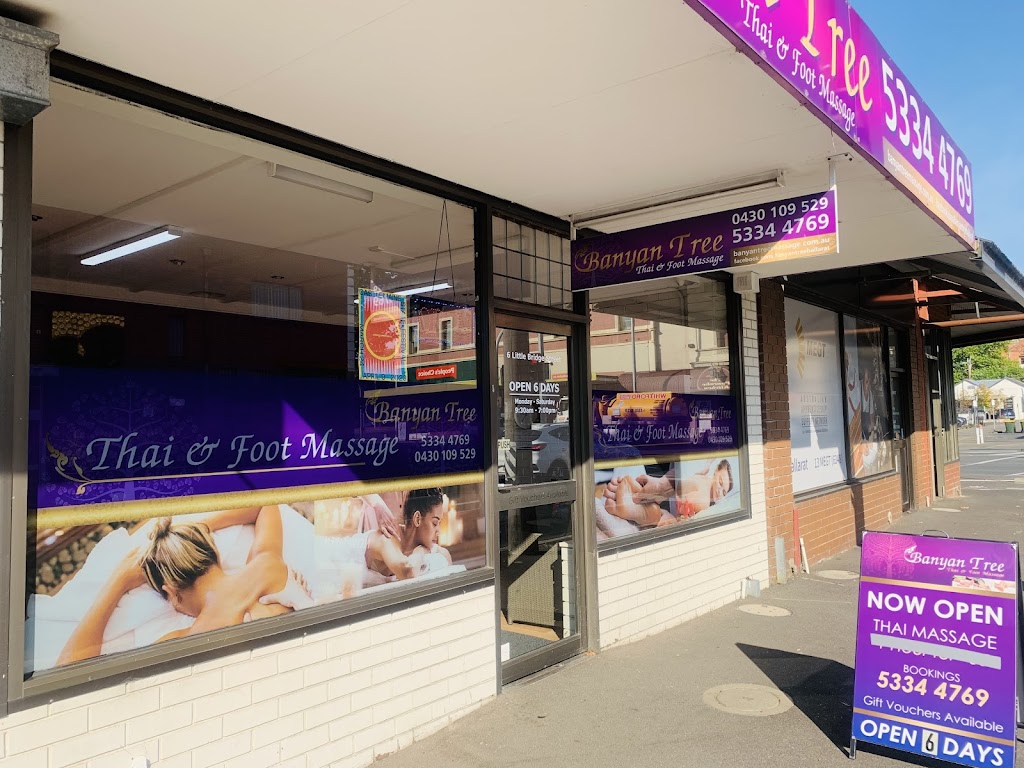 Banyan Tree Thai Massage Ballarat | 6 Little Bridge St, Ballarat Central VIC 3350, Australia | Phone: (03) 5334 4769
