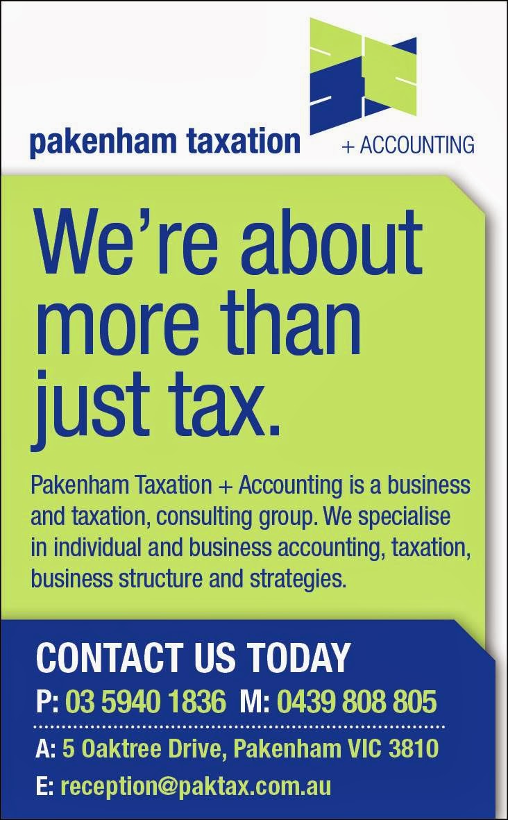 Pakenham Taxation + Accounting | 141 Windermere Blvd, Pakenham VIC 3810, Australia | Phone: (03) 5940 1836