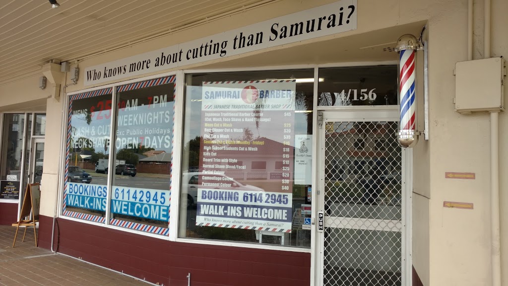 Samurai Barber | 4/156 Orrong Rd, Lathlain WA 6100, Australia | Phone: (08) 6114 2945