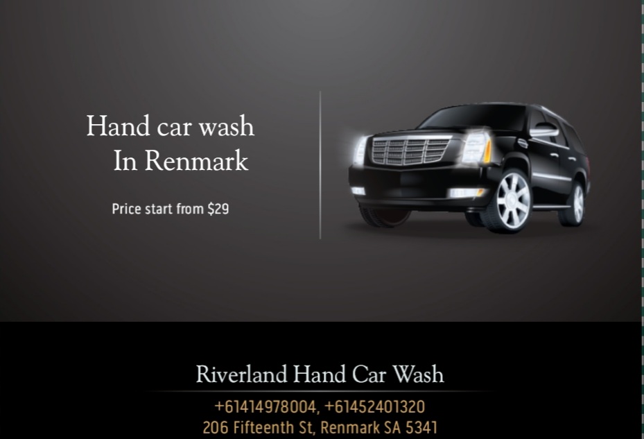 Riverland Hand Car Wash | car wash | 206 Fifteenth St, Renmark SA 5341, Australia | 0414978004 OR +61 414 978 004