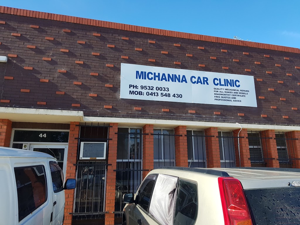 Michanna Car Clinic | car repair | 44 Isabella St, Moorabbin VIC 3189, Australia | 0395320033 OR +61 3 9532 0033