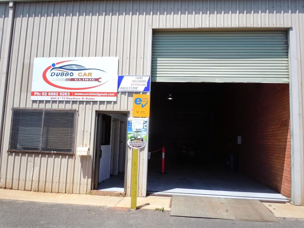 Dubbo Car Clinic | 4/13 Hawthorn St, Dubbo NSW 2830, Australia | Phone: (02) 6882 9263