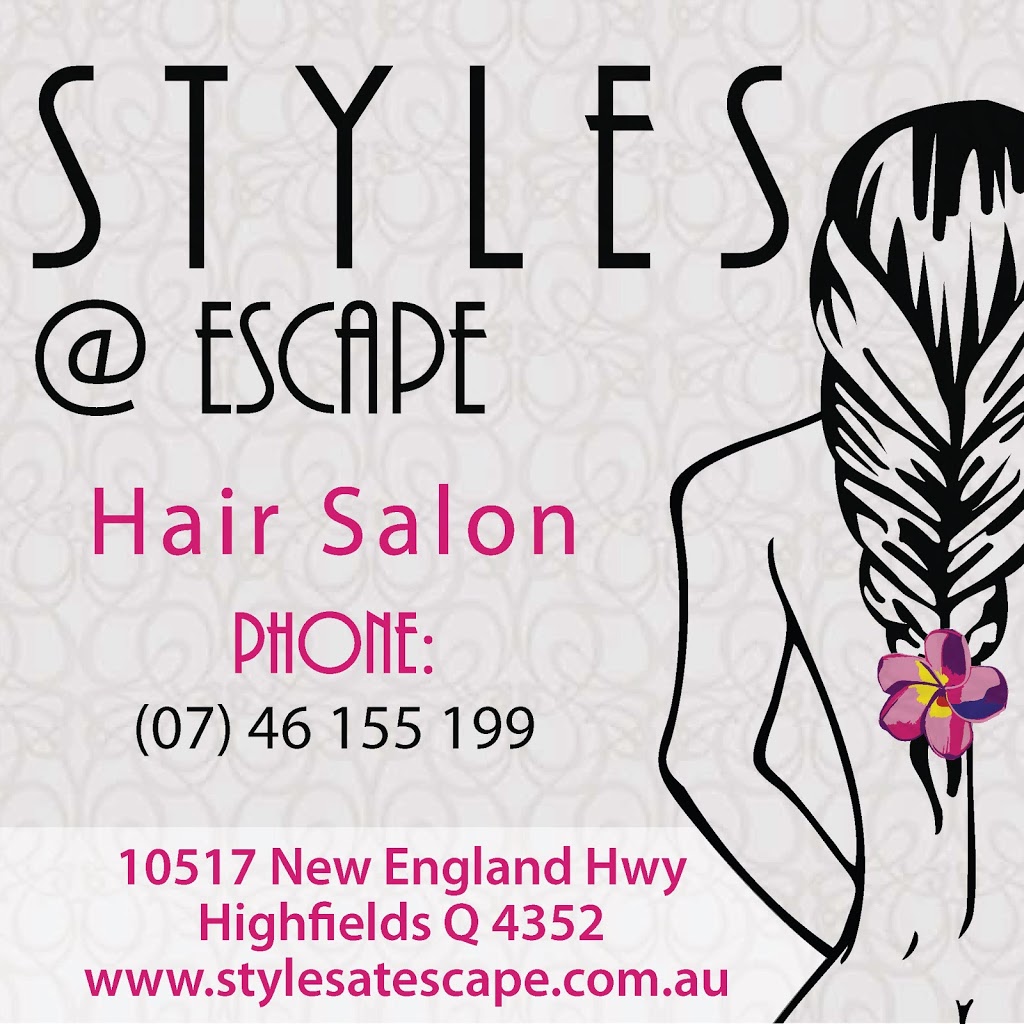 Escape In Highfields | hair care | 10517 New England Hwy, Highfields QLD 4352, Australia | 0746155011 OR +61 7 4615 5011