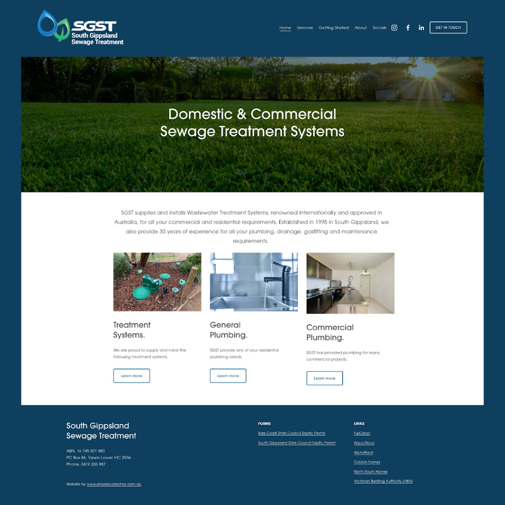 South Gippsland Sewage Treatment | 3 Tarwin Pl, Tarwin Lower VIC 3956, Australia | Phone: 0419 335 987 South Gippsland Sewage Treatment | 3 Tarwin Pl, Tarwin Lower VIC 3956, Australia | Phone: 0419 335 987