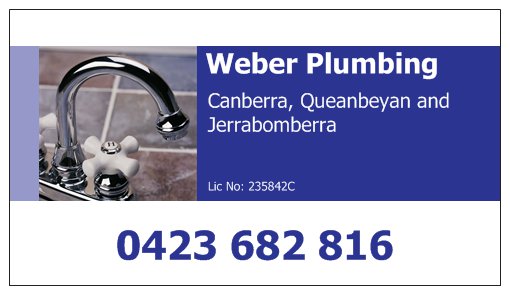 Weber Plumbing | plumber | 32 Doeberl Pl, Queanbeyan NSW 2620, Australia | 0423682816 OR +61 423 682 816