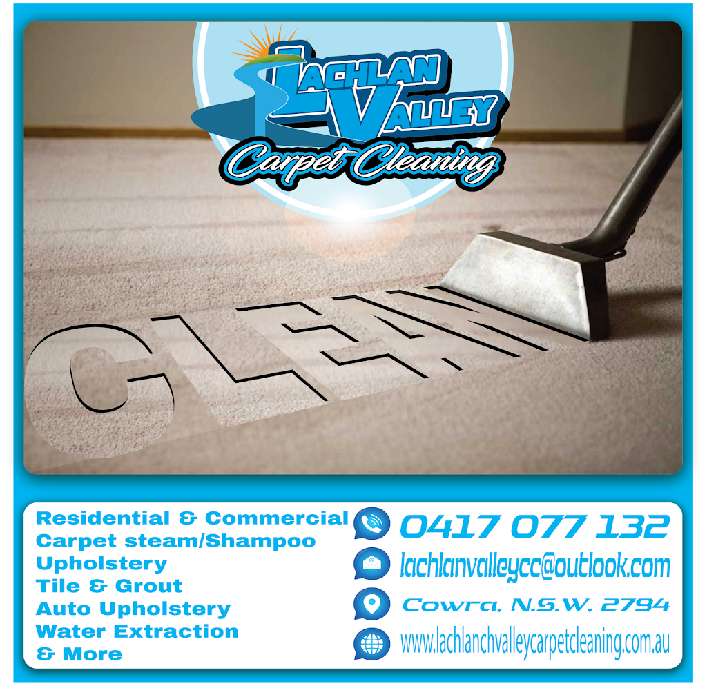 Lachlan Valley Carpet Cleaning | 10 Wahroonga St, Cowra NSW 2794, Australia | Phone: 0417 077 132