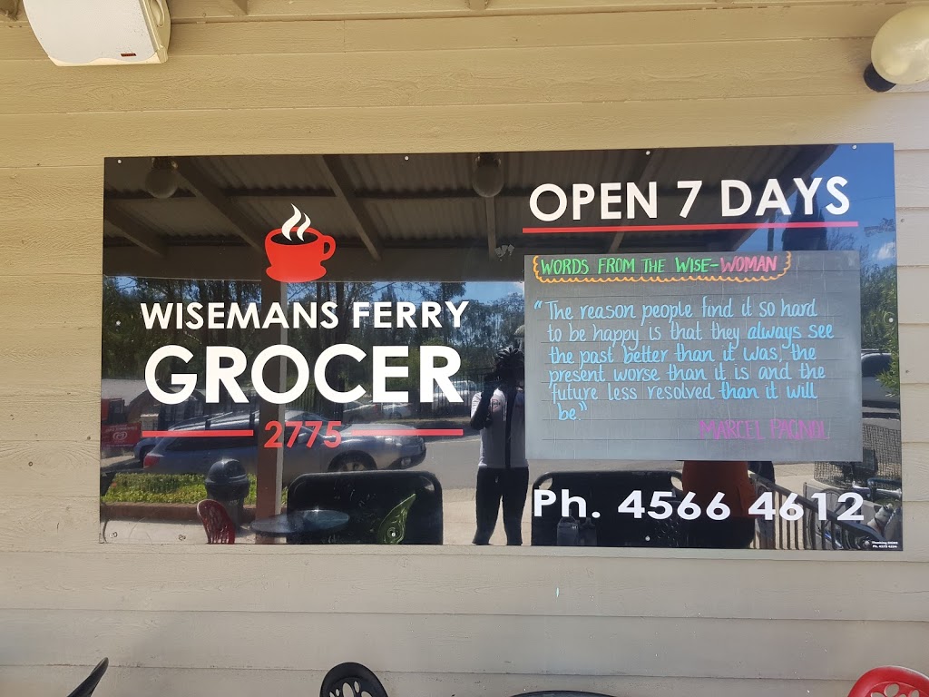 Wisemans Ferry Grocer | supermarket | 2 Old Northern Rd, Wisemans Ferry NSW 2775, Australia | 0245664612 OR +61 2 4566 4612