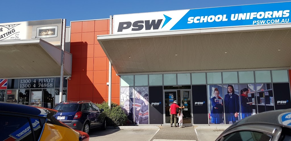 PSW School Uniforms Hampton Park | clothing store | 1/9-11 South Link, Dandenong South VIC 3175, Australia | 0387687490 OR +61 3 8768 7490