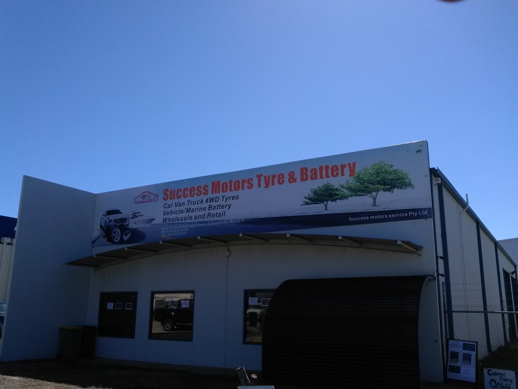Success Motors Tyre and Battery | car repair | 16 Thornborough Rd, Greenfields WA 6210, Australia | 0894562801 OR +61 8 9456 2801