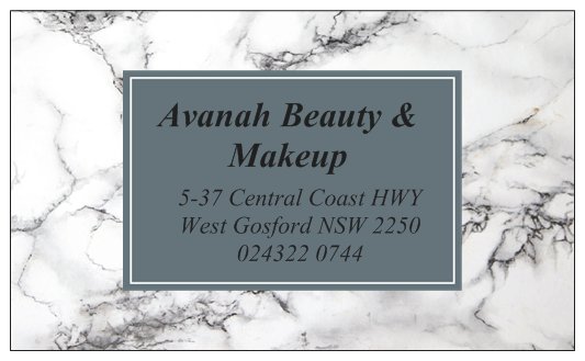 Avanah Beauty and Makeup | spa | 5/37 Central Coast Hwy, West Gosford NSW 2250, Australia | 0243220744 OR +61 2 4322 0744