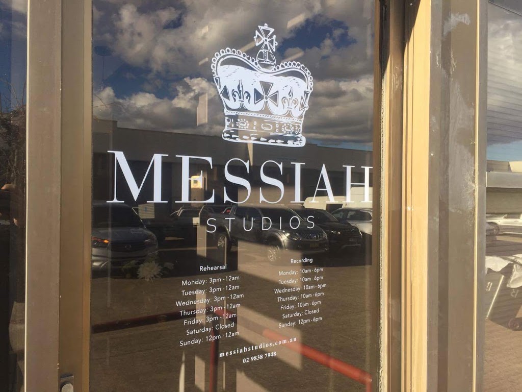 Messiah Studios | 11/195 Prospect Hwy, Seven Hills NSW 2147, Australia | Phone: (02) 9838 7948