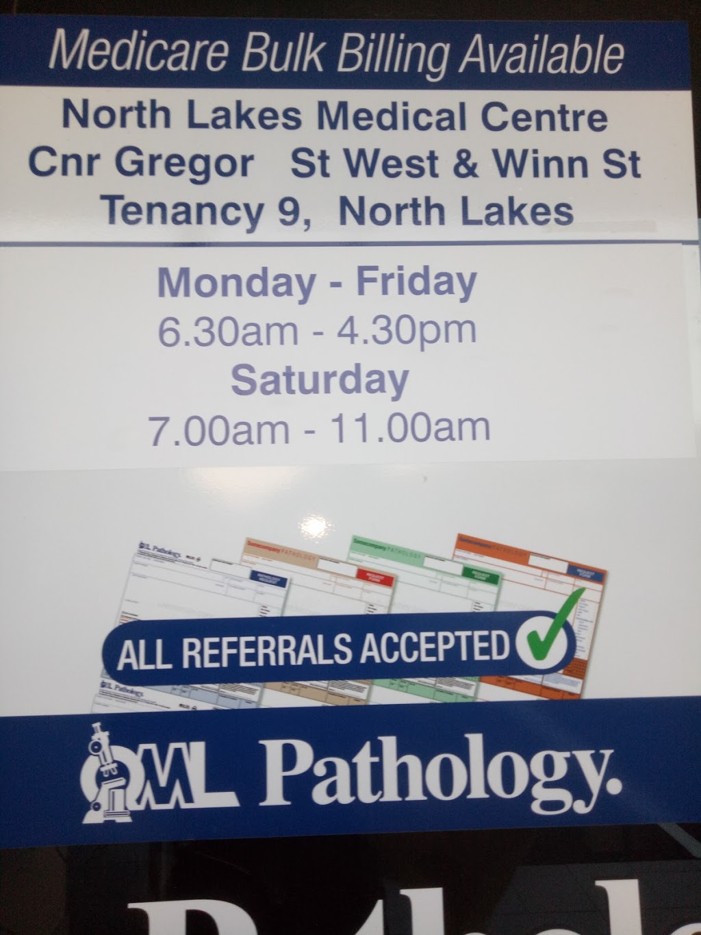 QML Pathology | doctor | 1/10 Endeavour Blvd, North Lakes QLD 4509, Australia | 0730492705 OR +61 7 3049 2705