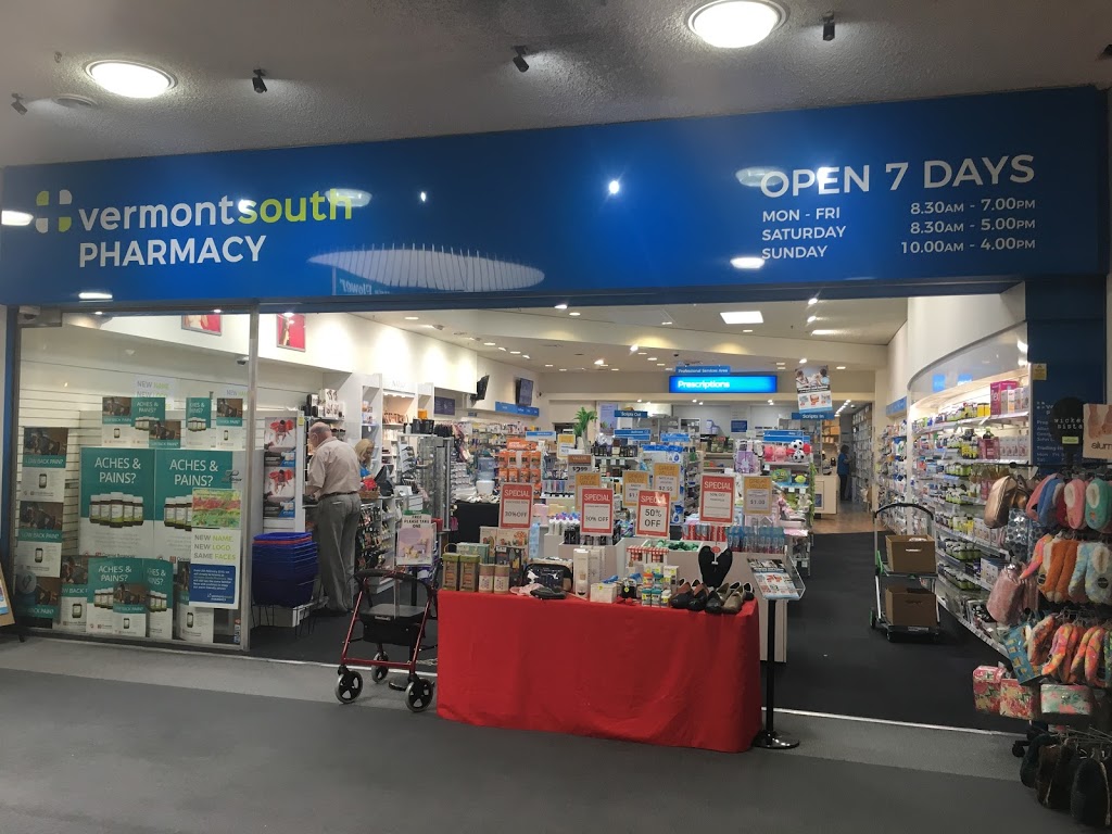 Vermont South Pharmacy | pharmacy | Vermont South Shopping Centre, 2A/495 Burwood Hwy, Vermont South VIC 3133, Australia | 0398034514 OR +61 3 9803 4514