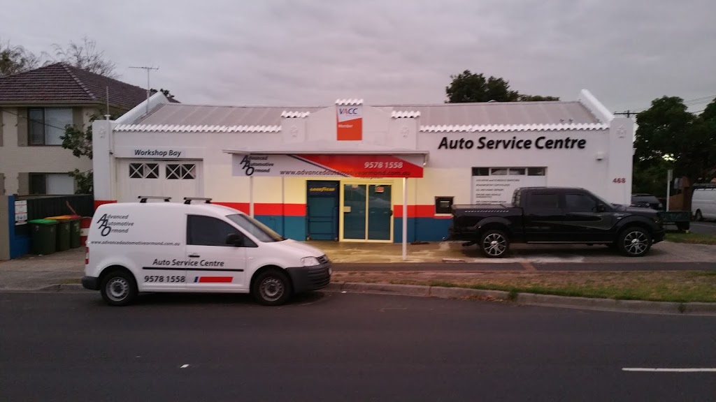 Advanced Automotive Ormond | car repair | 468 North Rd, Ormond VIC 3204, Australia | 0395781558 OR +61 3 9578 1558