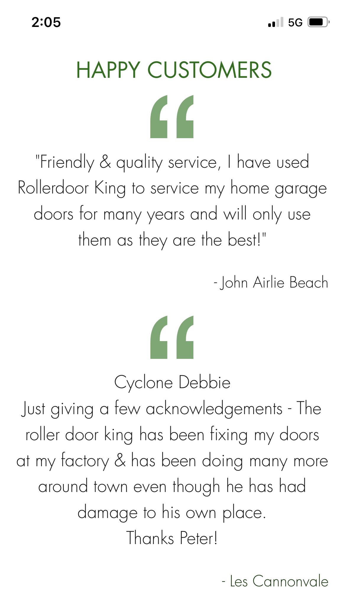 The Rollerdoor King |  | Factory 8/20 William Murray Dr, Cannonvale QLD 4802, Australia | 0476908888 OR +61 476 908 888