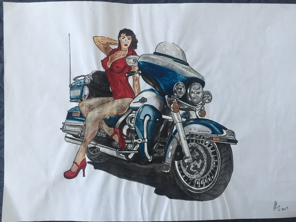 CP Motorcycle Paintings | 5/26 Grove St, Birchgrove NSW 2041, Australia | Phone: 0413 331 898