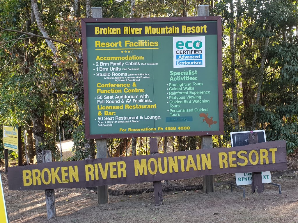 Broken River Mountain Resort | restaurant | Eungella Dam Rd, Eungella QLD 4757, Australia | 0749584000 OR +61 7 4958 4000