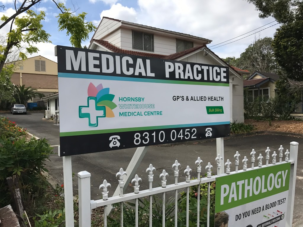 Hornsby Whitehouse Medical Centre | hospital | 104 Balmoral St, Hornsby NSW 2077, Australia | 0283100452 OR +61 2 8310 0452