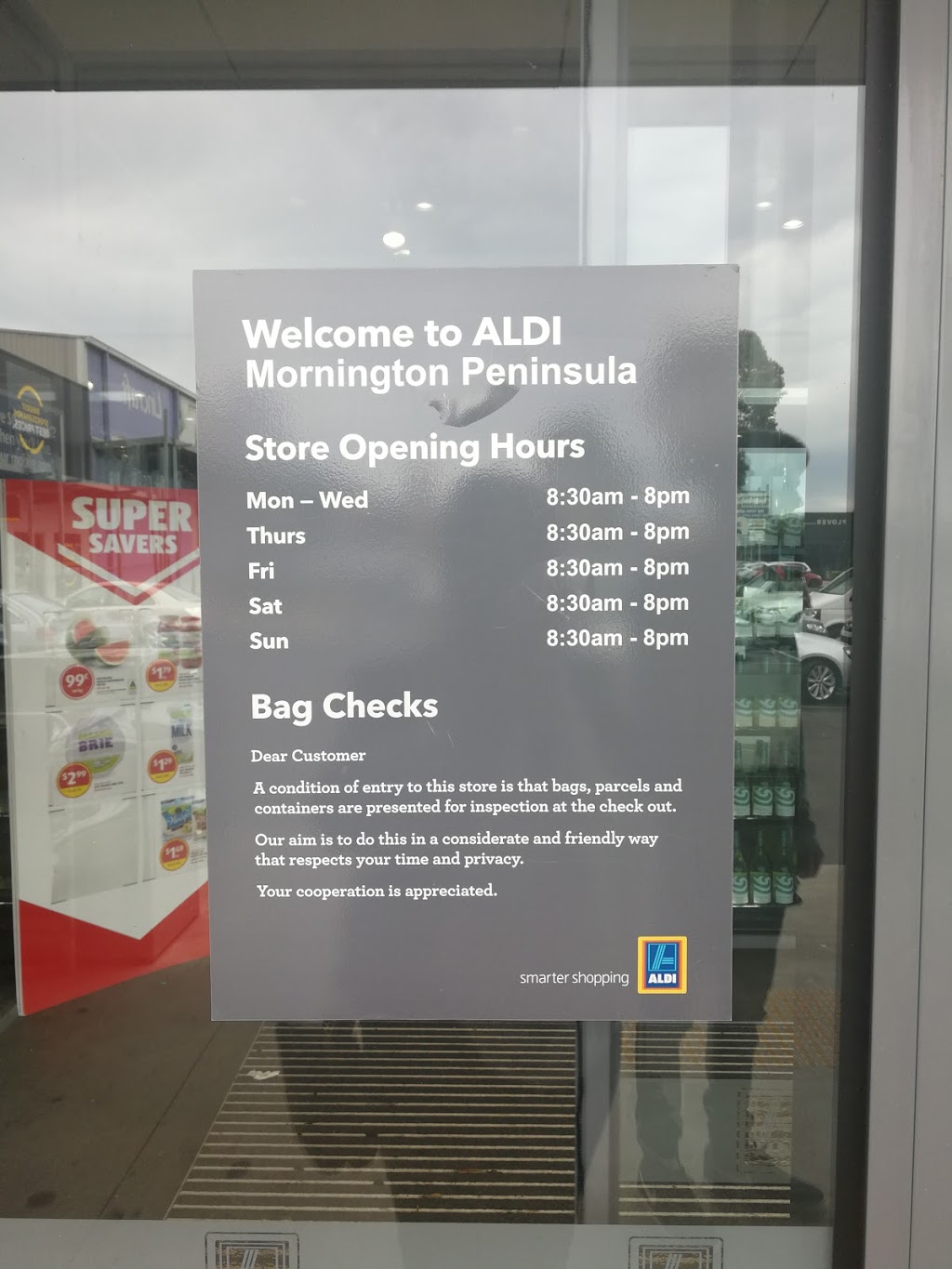 ALDI Mornington Peninsula | unit a8/1128 Nepean Hwy, Mornington VIC 3931, Australia