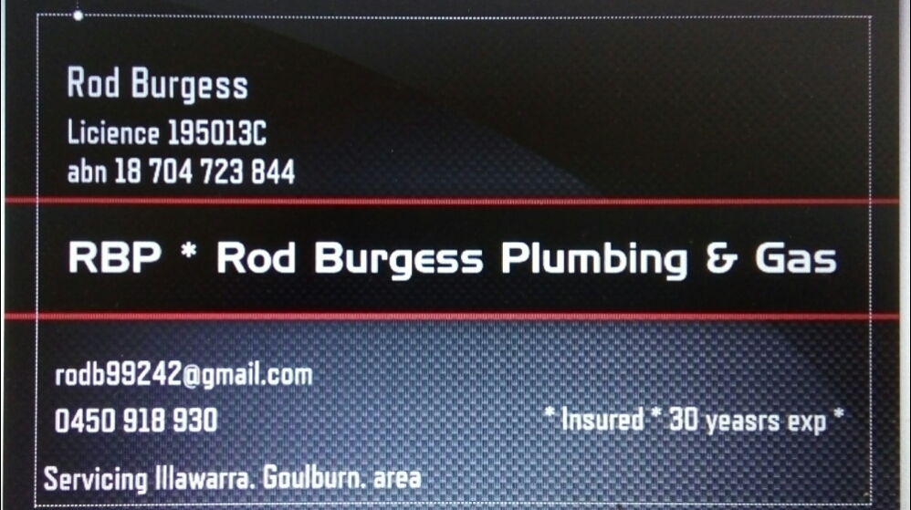 Rod Burgess Plumbing | plumber | 75 Ocean St, Windang NSW 2528, Australia | 0450918930 OR +61 450 918 930