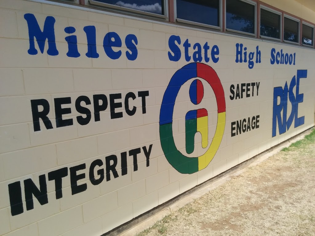 Miles State High School | school | Pine St, Miles QLD 4415, Australia | 0746285111 OR +61 7 4628 5111
