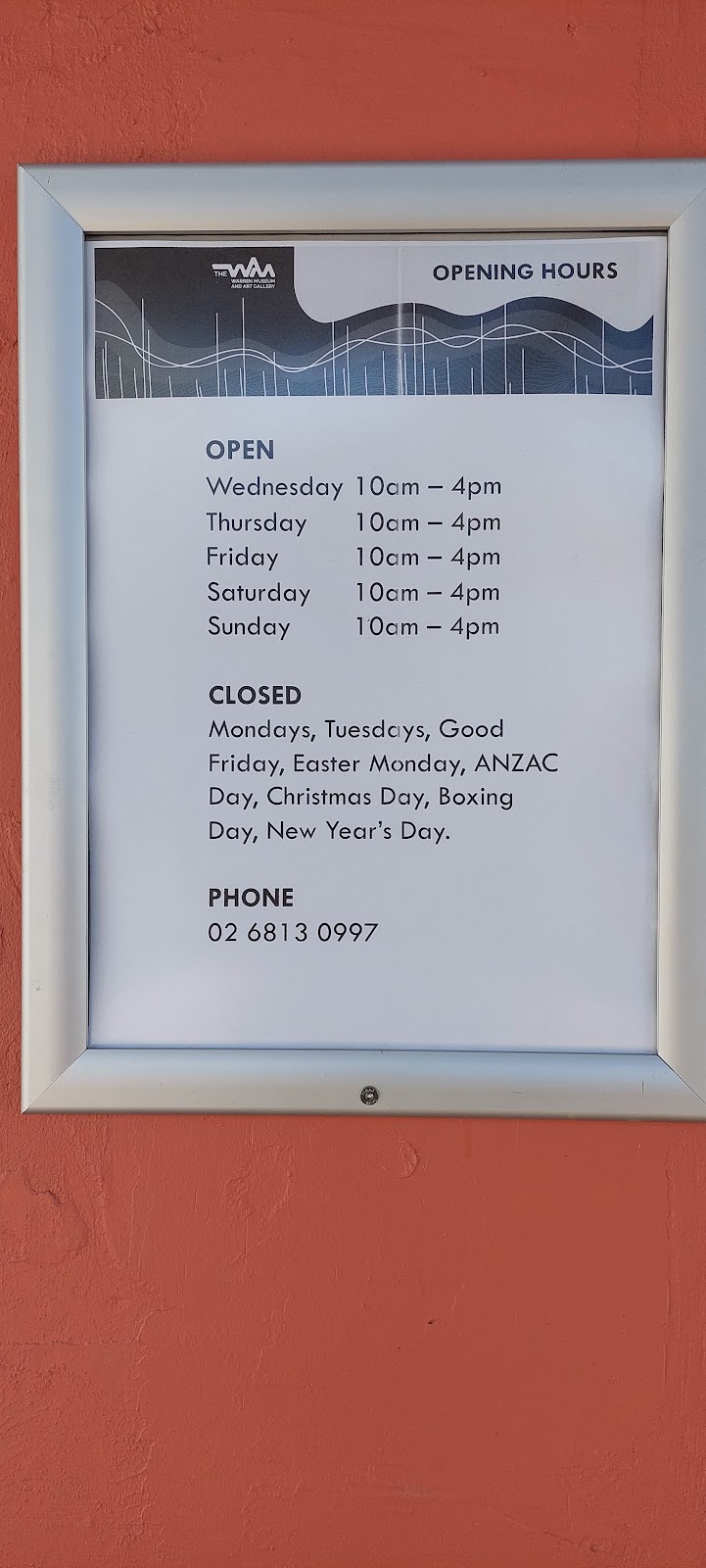 Warren Museum and Art Gallery | 142 Dubbo St, Warren NSW 2824, Australia | Phone: (02) 6813 0997