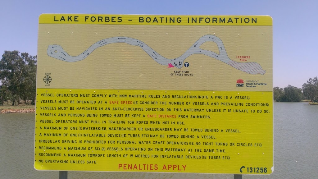 Lake Forbes boat ramp | 60 Bedgerabong Rd, Forbes NSW 2871, Australia | Phone: 13 12 56