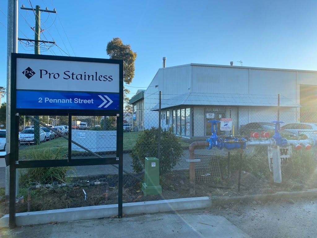 Pro Stainless Pty Ltd | 2 Pennant St, Cardiff NSW 2285, Australia | Phone: (02) 4056 1001