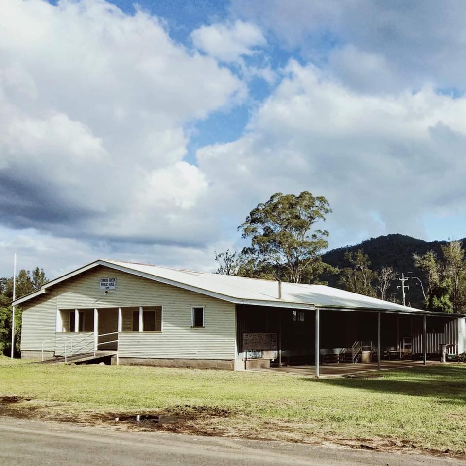 Lynchs Creek Community Hall | Lynches Creek Road &, Collins Valley Rd, Lynchs Creek NSW 2474, Australia | Phone: 0412 252 777