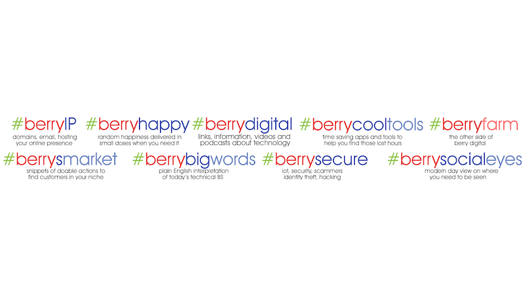 Berry Digital | 112 Peacheys Ln, Barjarg VIC 3723, Australia | Phone: 0410 517 652
