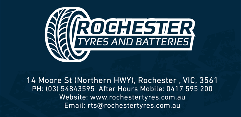 Rochester Tyres & Batteries | car repair | 14 Moore St, Rochester VIC 3561, Australia | 0354843595 OR +61 3 5484 3595