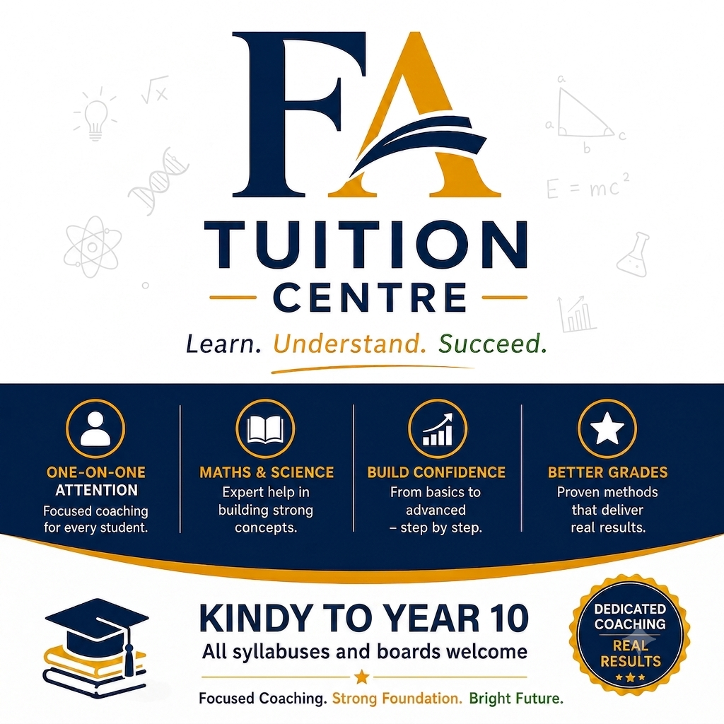 FA Home Tuition Centre In Person / Remote / Hybrid | Mamre Rd, St Marys NSW 2760, Australia | Phone: 0452 176 645