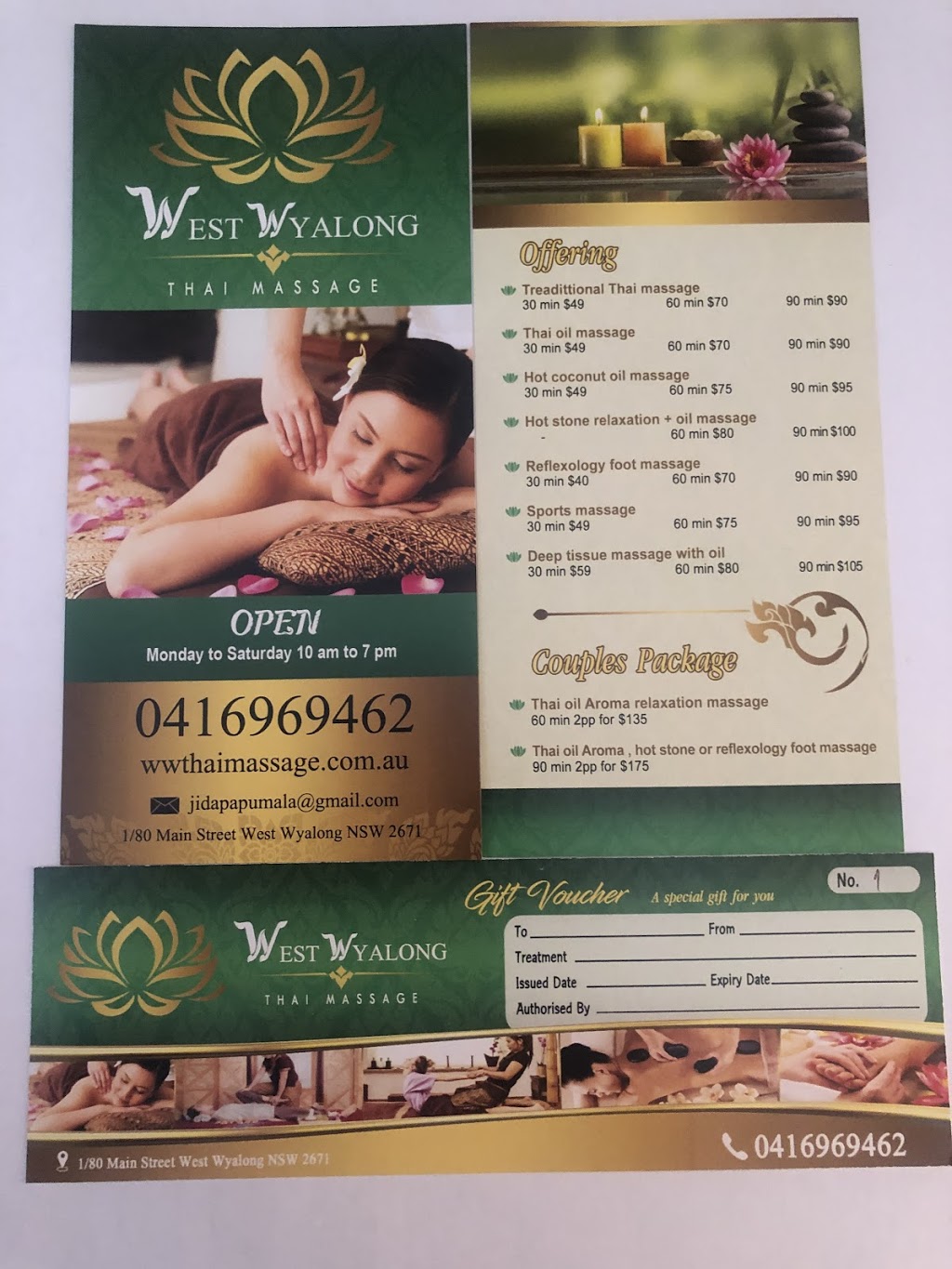 West Wyalong Thai Massage |  | 1/80 Main St, West Wyalong NSW 2671, Australia | 0416969462 OR +61 416 969 462