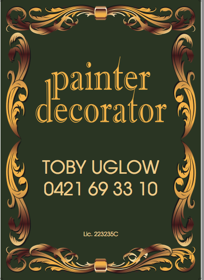 Toby Uglow Painting and Decorating services | painter | 4/1 Stevenson St, Taree NSW 2430, Australia | 0421693310 OR +61 421 693 310