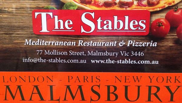 The Stables | restaurant | 15 Ellesmere Pl, Malmsbury VIC 3446, Australia | 0419575150 OR +61 419 575 150