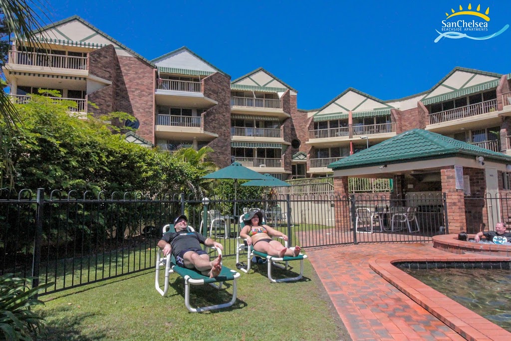 San Chelsea Beachside Holiday Apartments | lodging | 146 Pacific Parade, Bilinga QLD 4225, Australia | 0755363377 OR +61 7 5536 3377
